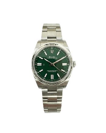 Rolex Oyster Perpetual 124300 Green Dial Jan 2024