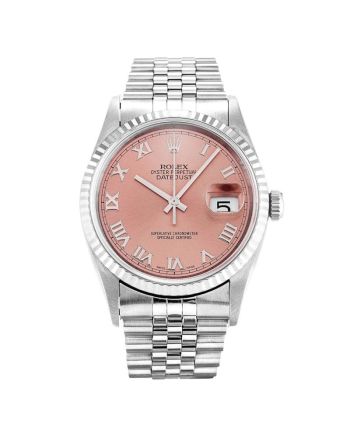 Rolex Datejust Pink Dial 16234 Mens 36MM