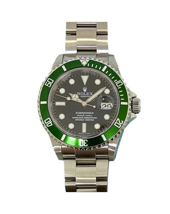 Rolex Submariner 16610LV Kermit Flat 4