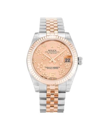 Rolex Datejust Mid-Size Pink Floral Dial 178271 Unisex 31MM