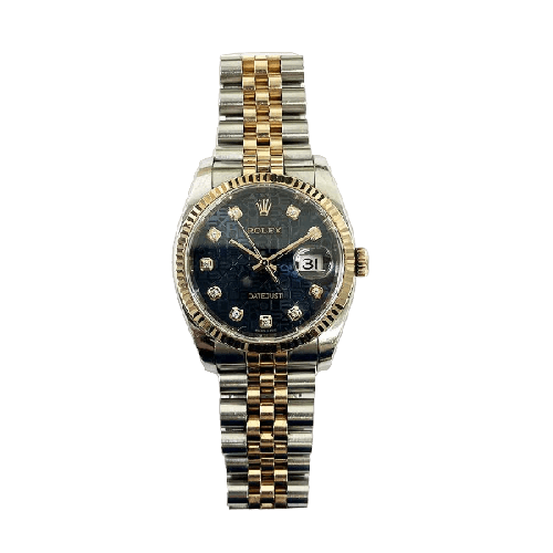 Rolex Datejust 116231 Blue Jubilee Diamond Dial Jul 2011