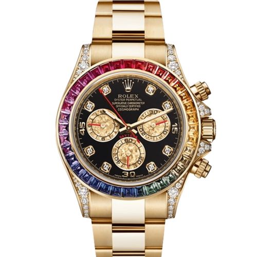 Rolex Daytona 116598RBOW Rainbow Yellow Gold