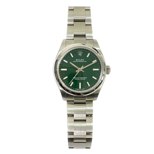 Rolex Oyster Perpetual 277200 Green Dial Dec 21